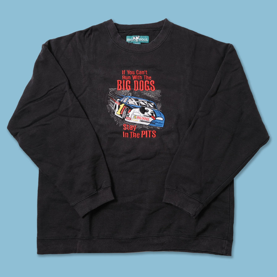 Vintage Big Dogs Racing Sweater Large