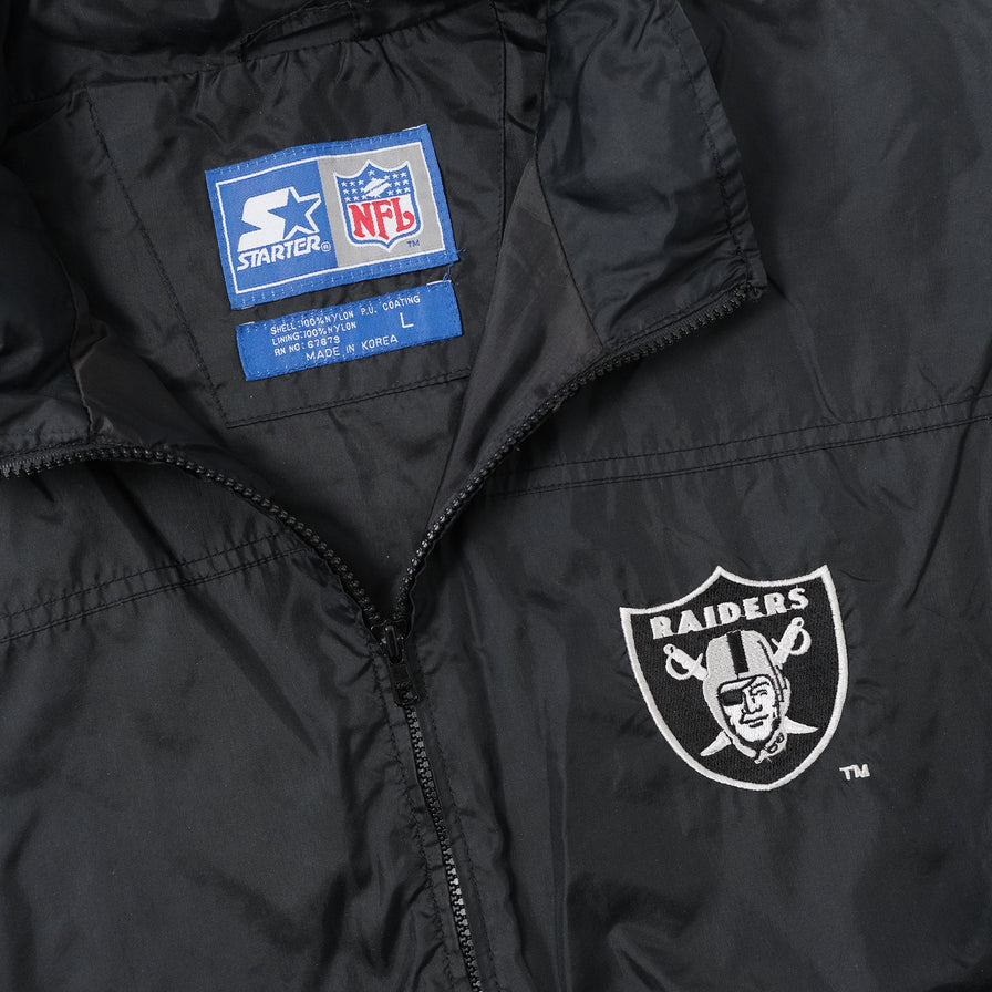 Vintage Starter Raiders Light Jacket Large