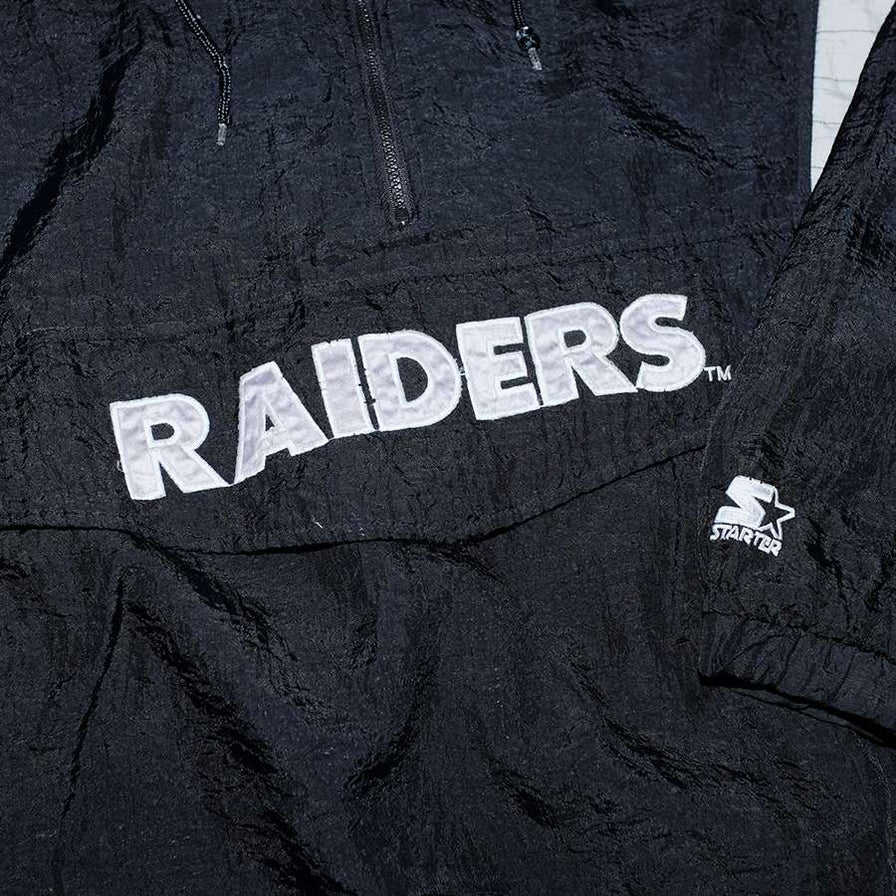 Vintage Starter Oakland Raiders Anorak Large