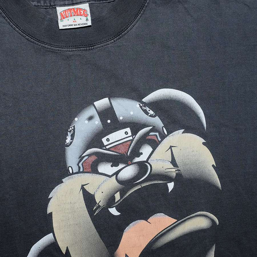 Vintage 1996 Taz Oakland Raiders T-Shirt XLarge