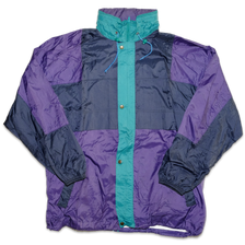 Vintage Colorblocking Rainjacket XLarge - Double Double Vintage