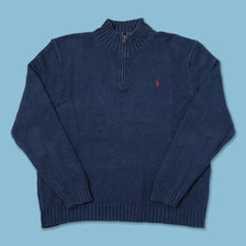 Vintage Polo Ralph Lauren Q-Zip Sweater Medium