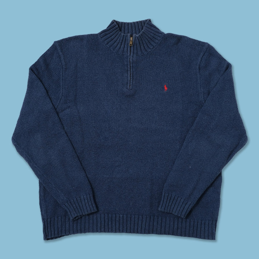 Vintage Polo Ralph Lauren Q-Zip Sweater Medium