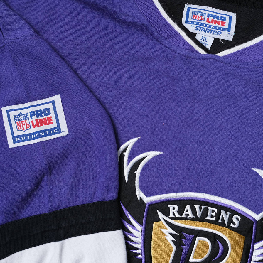 Vintage Starter Baltimore Ravens Sweater XLarge