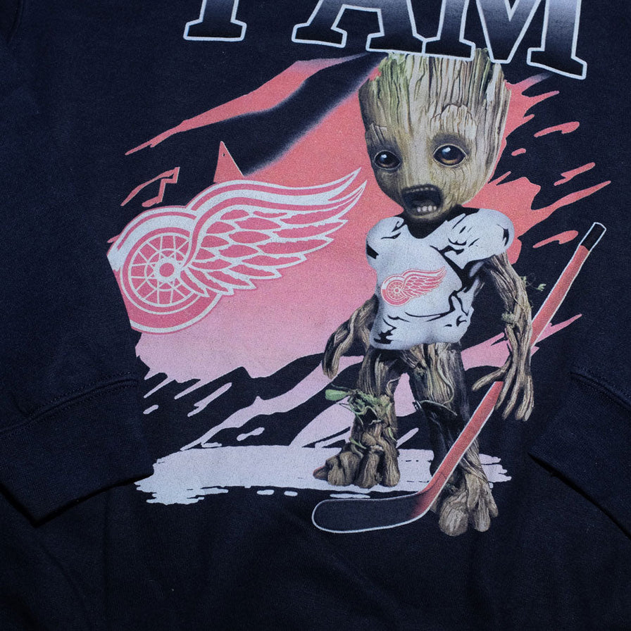 Vintage Detroit Red Wings Groot Sweater Small - Double Double Vintage