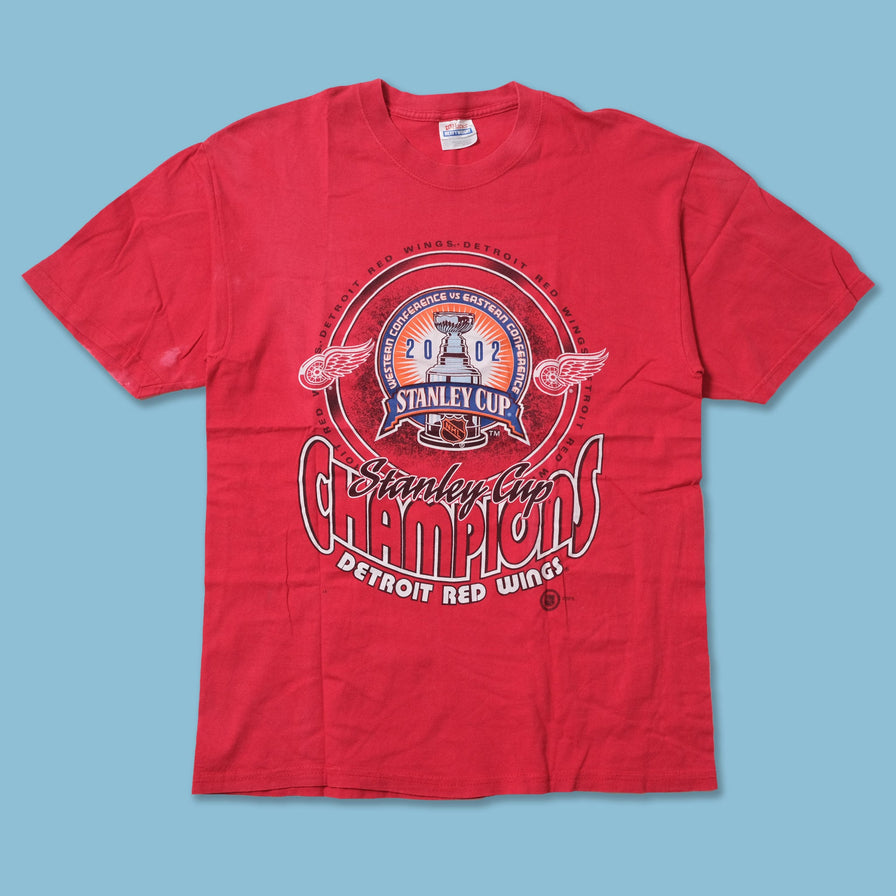 Vintage 2002 Stanley Cup Detroit Red Wings T-Shirt Large