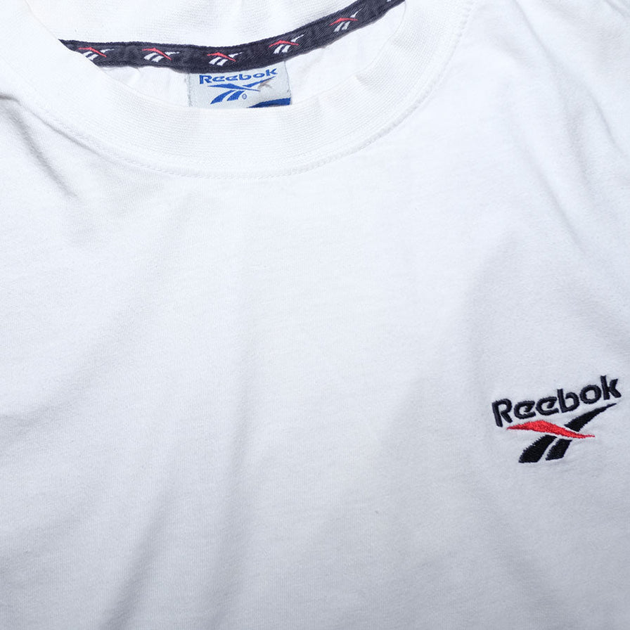 Vintage Reebok Logo T-Shirt Small / Medium - Double Double Vintage