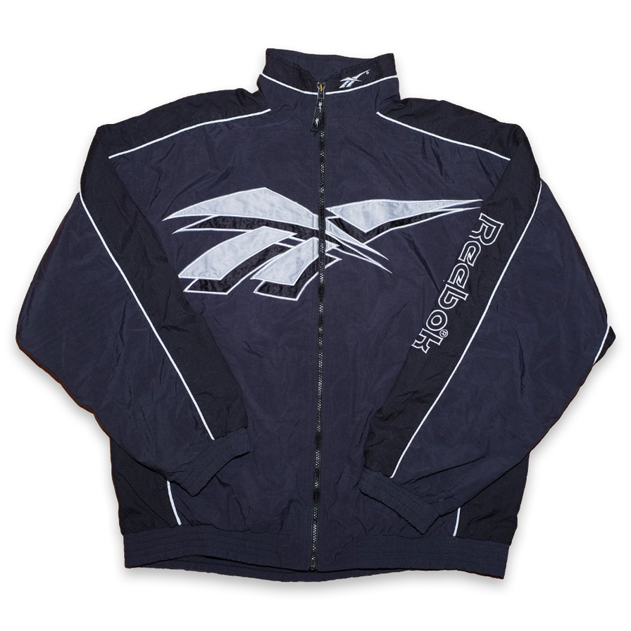 Vintage Reebok Track Jacket Large - Double Double Vintage
