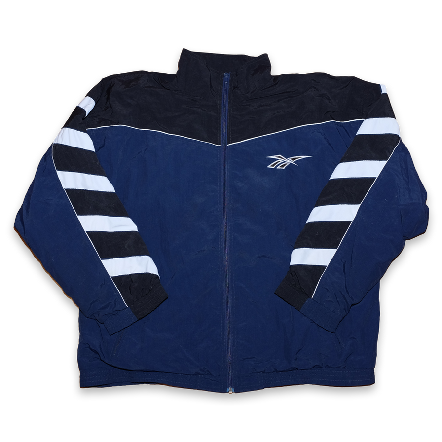 Vintage Reebok Track Jacket XLarge - Double Double Vintage