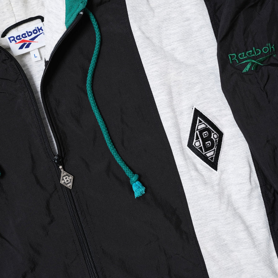 Vintage Reebok Borussia Moenchengladbach Hooded Jacket XLarge