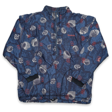 Vintage Reebok Q-Zip Pattern Windbreaker XLarge - Double Double Vintage