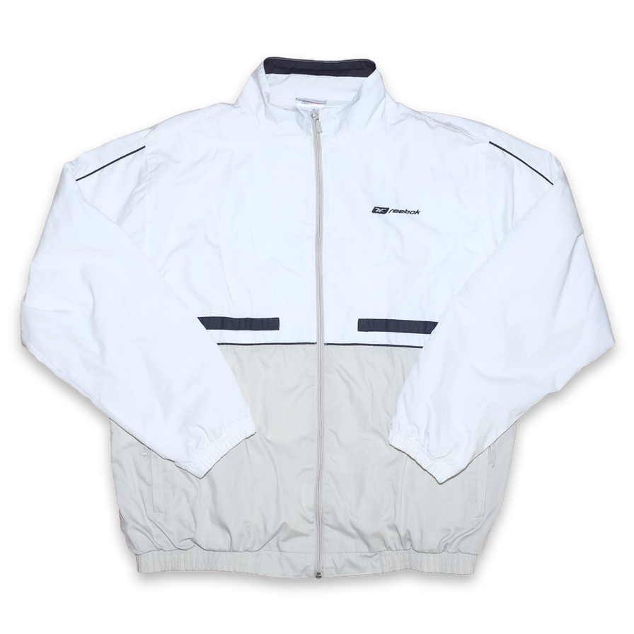 Vintage Reebok Track Jacket Large - Double Double Vintage