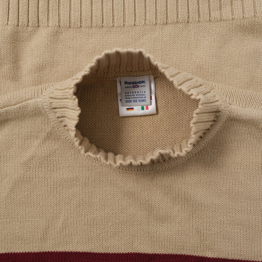 Vintage Reebok Knit Sweater Medium