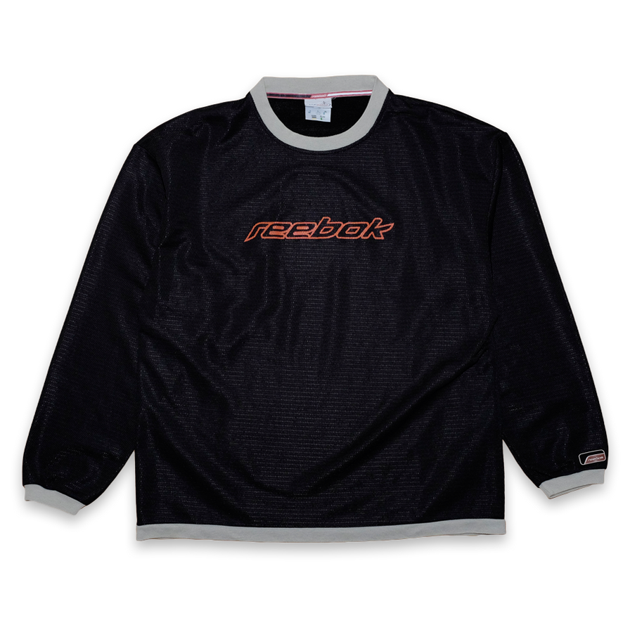 Vintage Reebok Mesh Longsleeve Large - Double Double Vintage