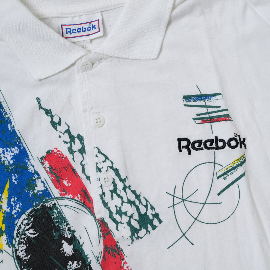 Vintage Reebok Tennis Polo XLarge