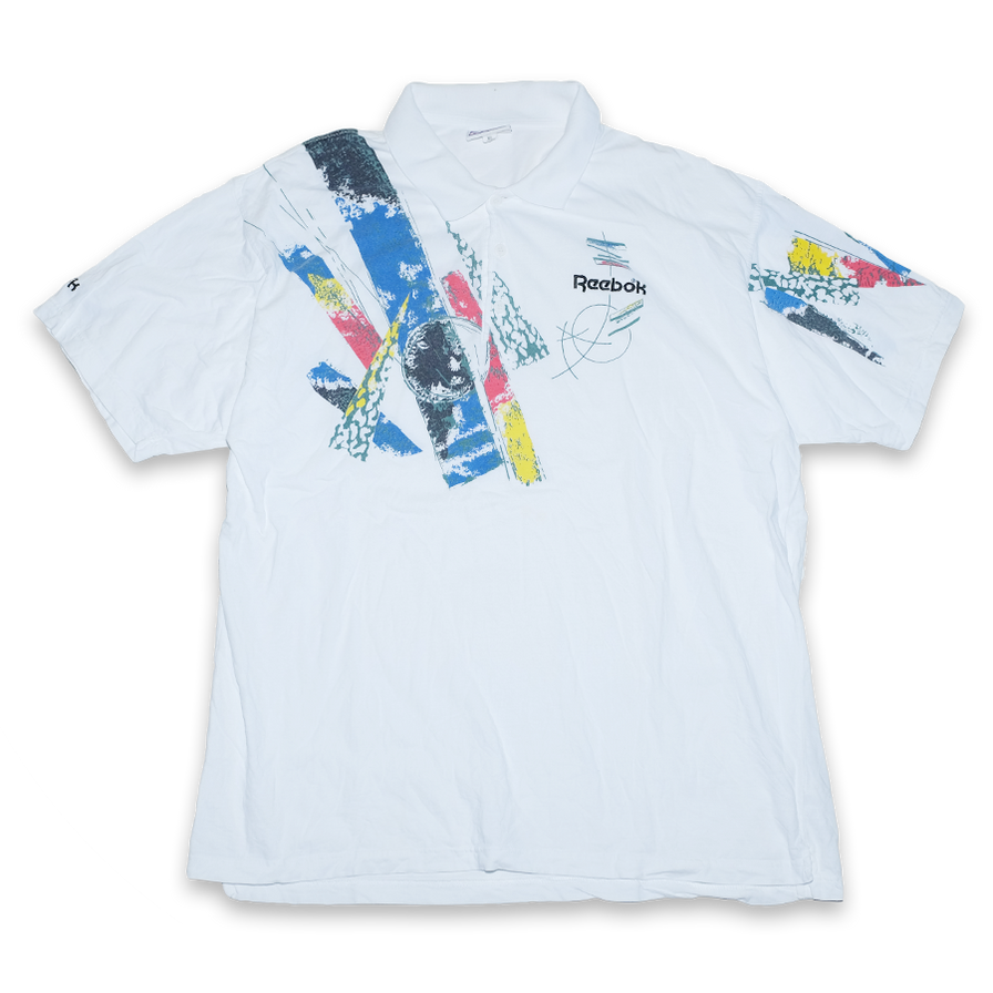 Vintage Reebok Tennis Polo XLarge - Double Double Vintage