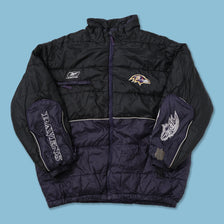 Vintage Reebok Baltimore Ravens Padded Jacket XLarge