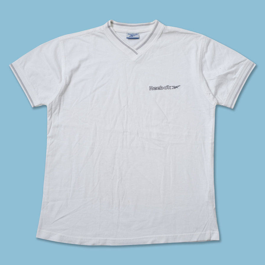 Vintage Reebok V-Neck T-Shirt Large