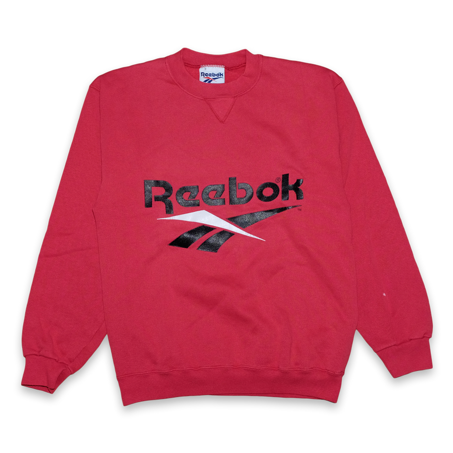 Vintage Reebok Logo Sweatshirt Medium - Double Double Vintage