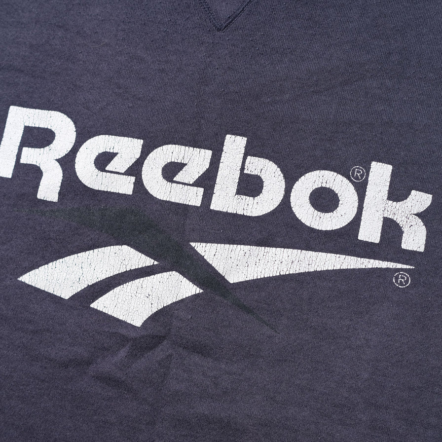 Vintage Reebok Logo Sweater XLarge