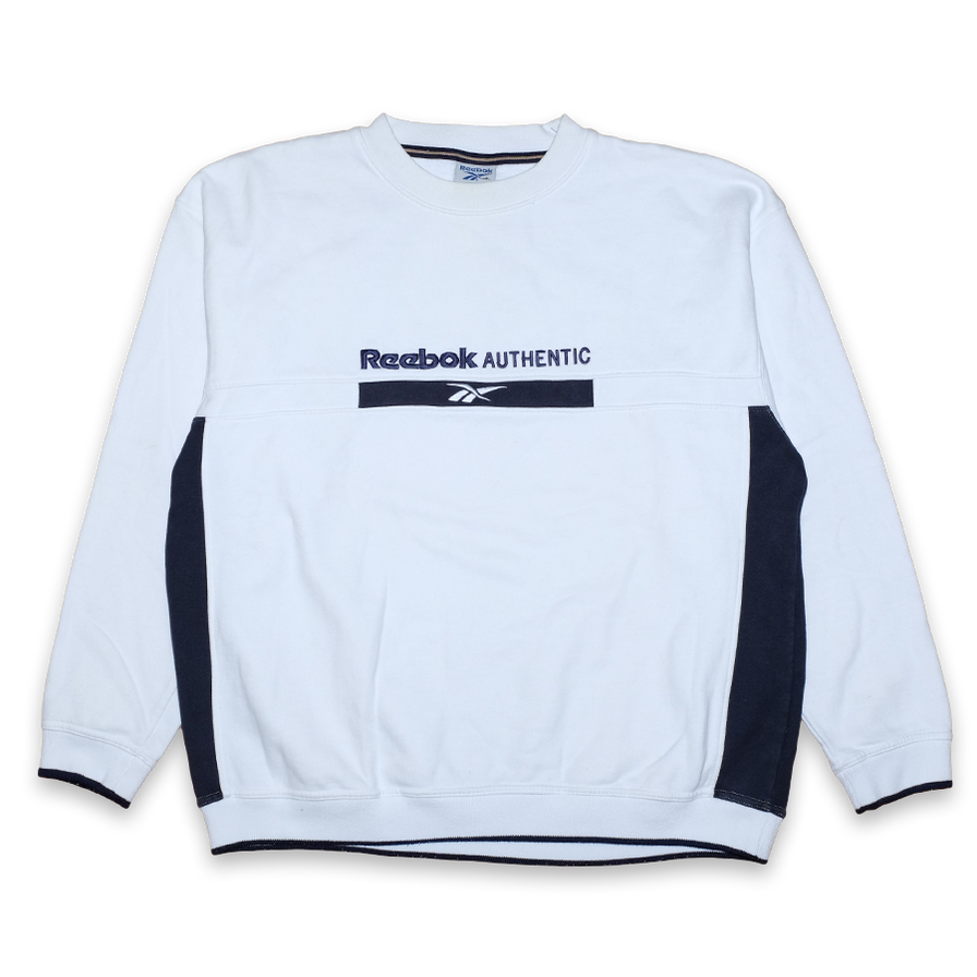 Vintage Reebok Sweatshirt Medium / Large - Double Double Vintage