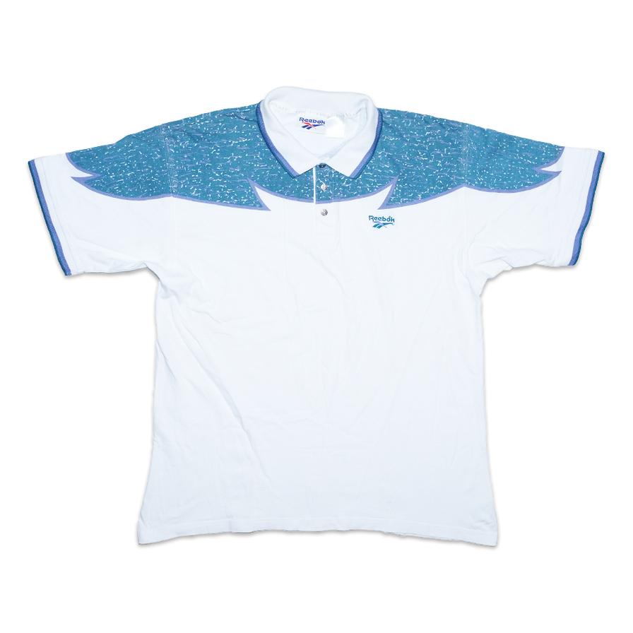 Vintage Reebok Tennis Polo XLarge - Double Double Vintage