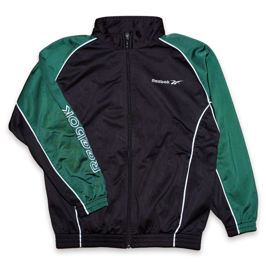 Vintage Reebok Women's Trackjacket Small - Double Double Vintage
