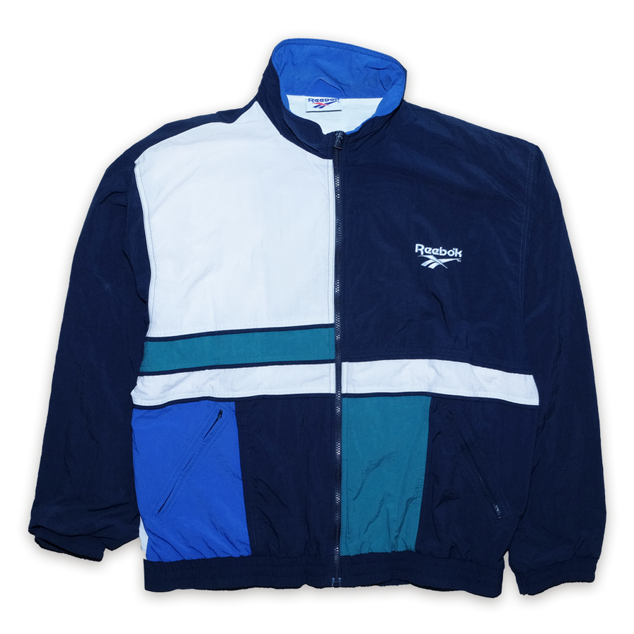 Vintage Reebok Trackjacket Large / XLarge - Double Double Vintage