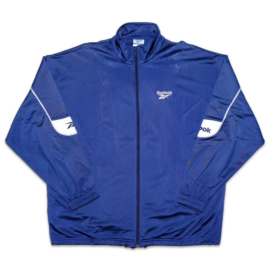 Vintage Reebok Trackjacket XLarge - Double Double Vintage
