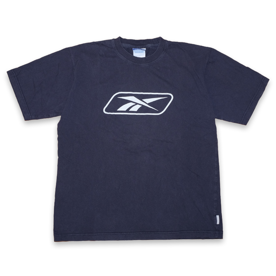 Vintage Reebok Logo T-Shirt Medium - Double Double Vintage