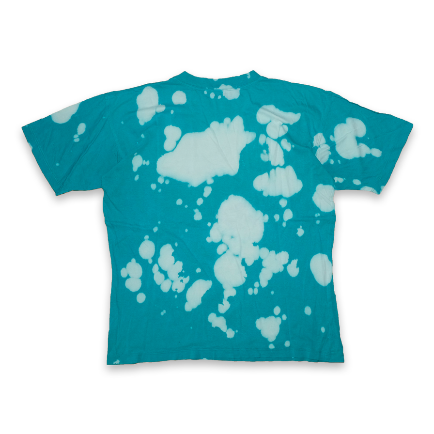 Planet Reebok T-Shirt Bleach Large - Double Double Vintage