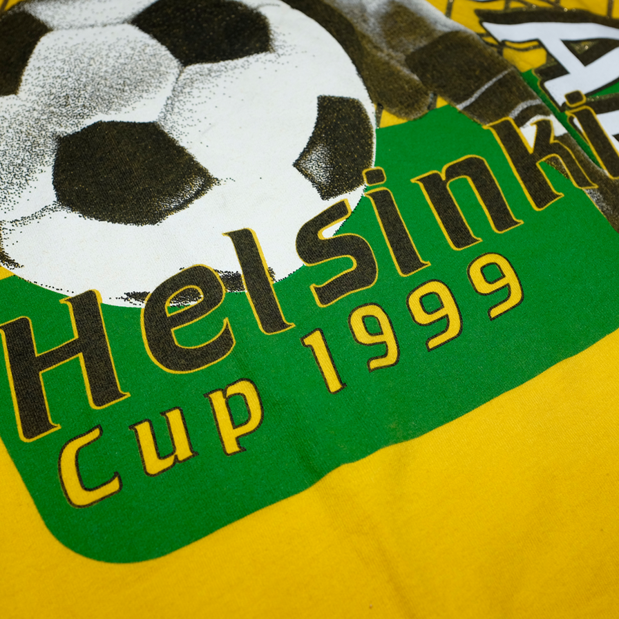 Reebok Helsinki Soccer 1999 T-Shirt Large - Double Double Vintage