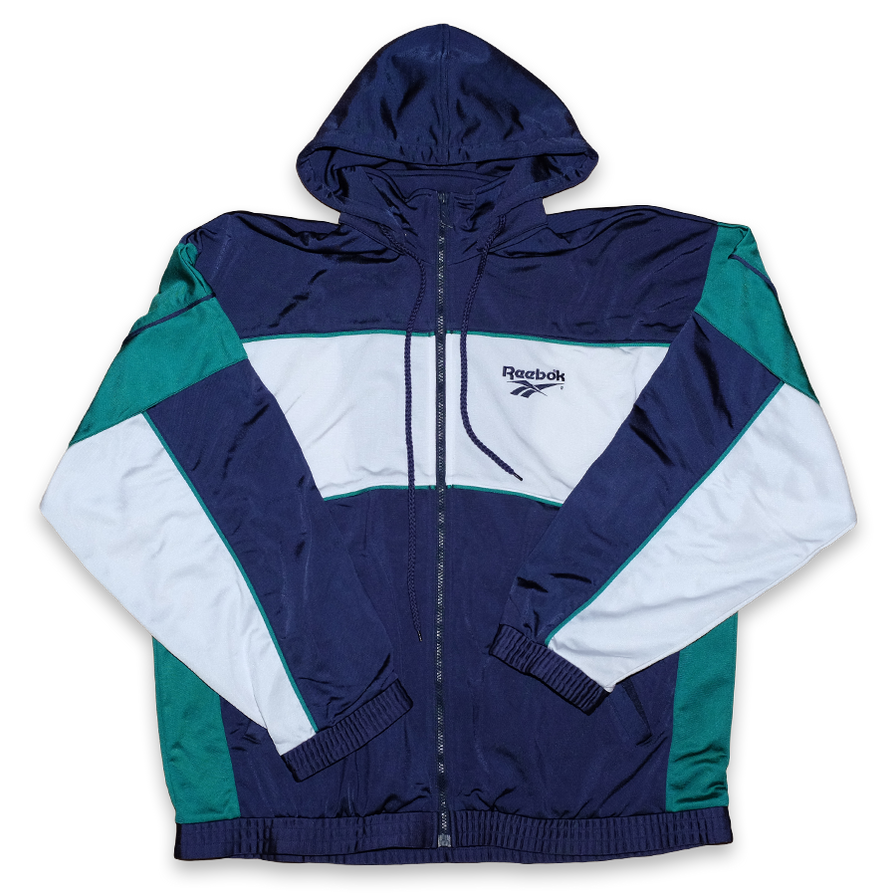 Vintage Reebok Track Jacket XLarge - Double Double Vintage