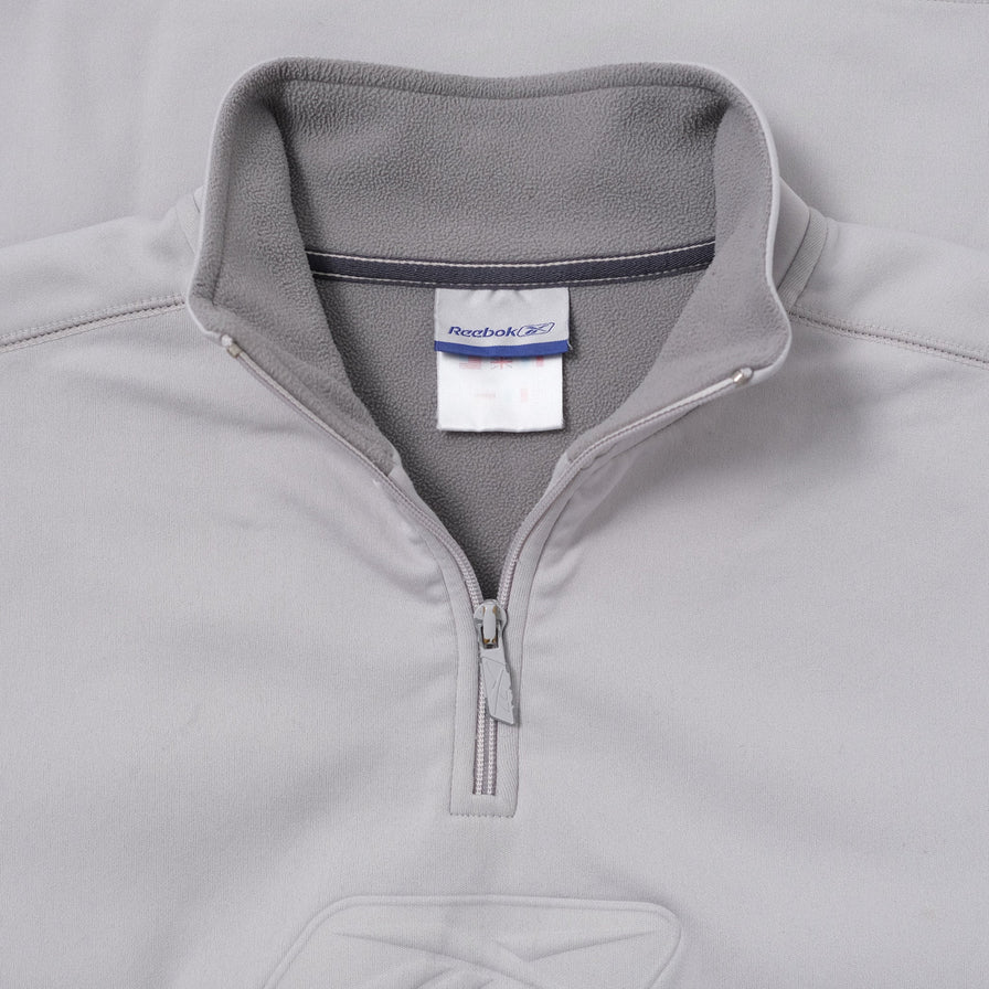 Vintage Reebok Q-Zip Sweater Large