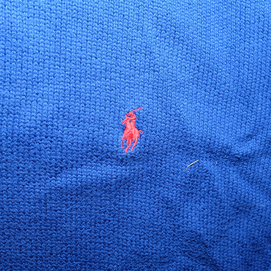Vintage Polo Ralph Lauren Knit Q-Zip Sweater XLarge - Double Double Vintage