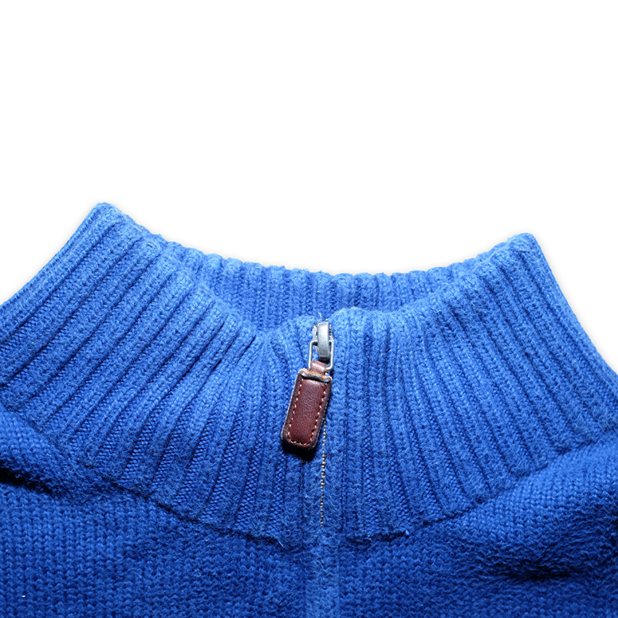 Vintage Polo Ralph Lauren Knit Q-Zip Sweater XLarge - Double Double Vintage