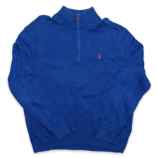 Vintage Polo Ralph Lauren Knit Q-Zip Sweater XLarge - Double Double Vintage