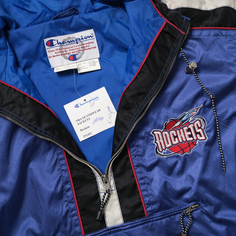 Vintage Deadstock Champion Houston Rockets Windbreaker XLarge