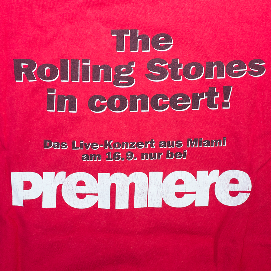 Rolling Stones Concert T-Shirt 1995 XLarge - Double Double Vintage