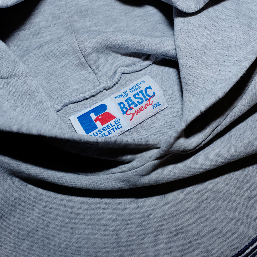 Vintage Russell Athletic Logo Hoodie XXLarge - Double Double Vintage