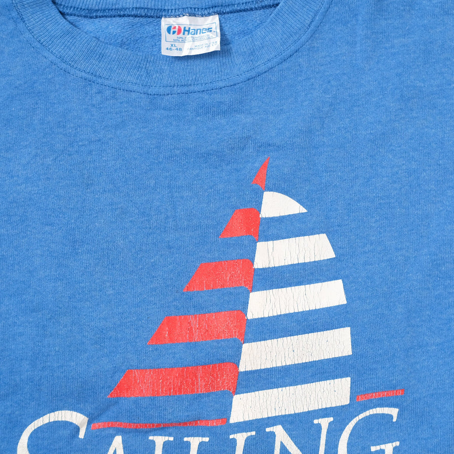 Vintage Sailing Sweater Large