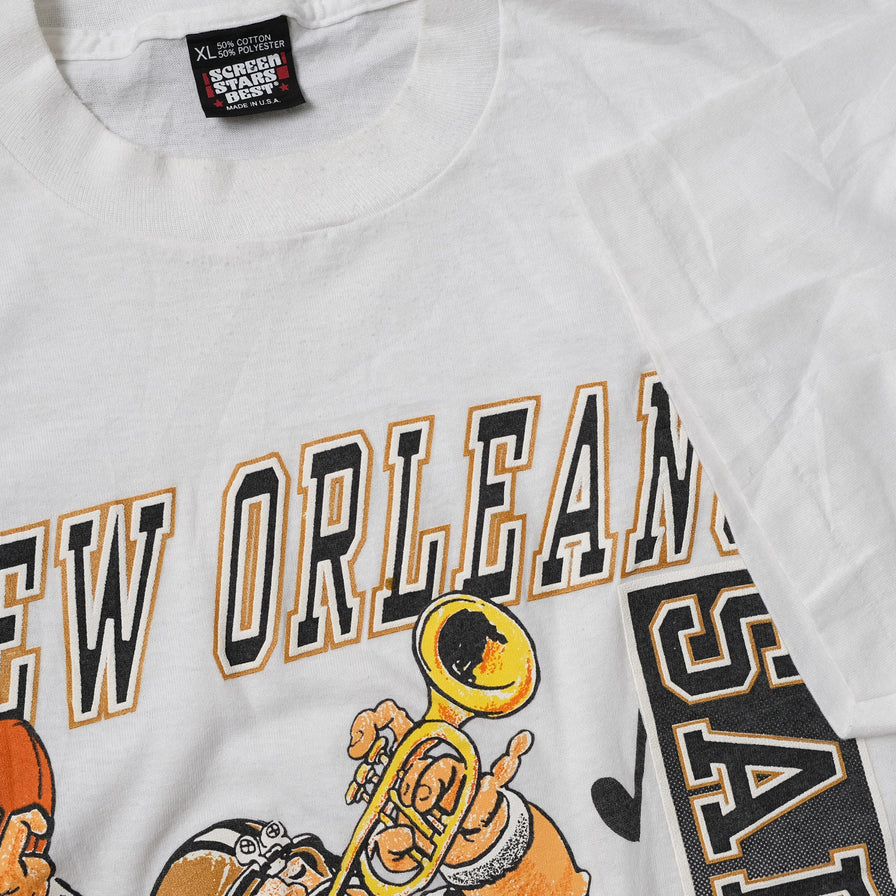 Vintage 1988 New Orleans Saints T-Shirt Large / XLarge