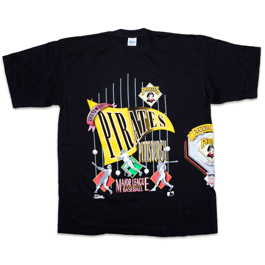 Vintage Salem Sportswear Pittsburgh Pirates T-Shirt XLarge - Double Double Vintage