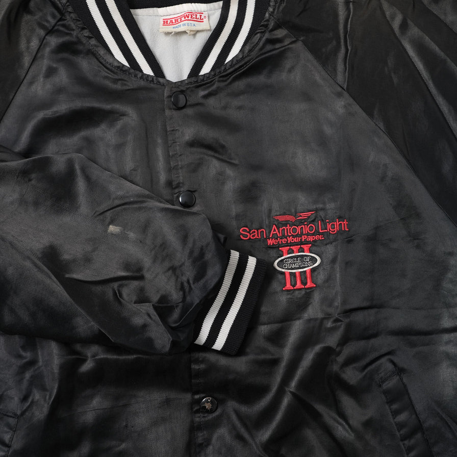Vintage Satin College Jacket Large