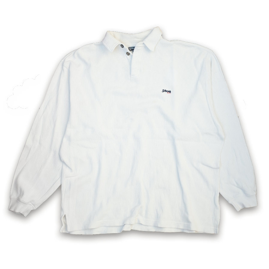 Schott NYC Polo Rip Top XLarge - Double Double Vintage
