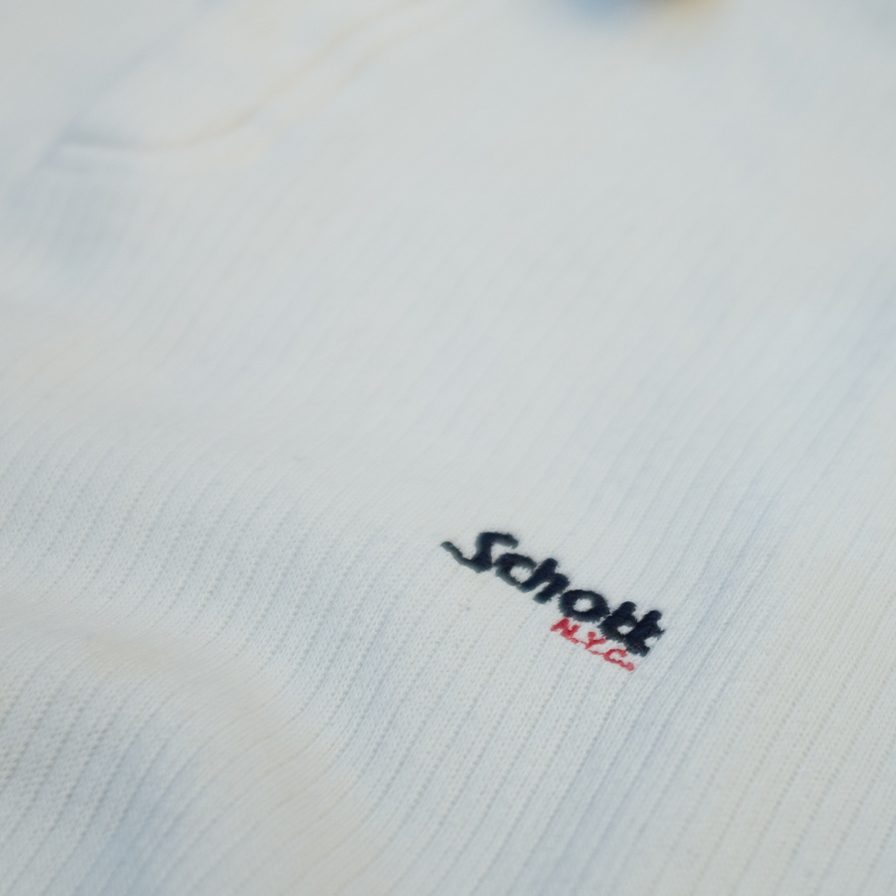 Schott NYC Polo Rip Top XLarge - Double Double Vintage