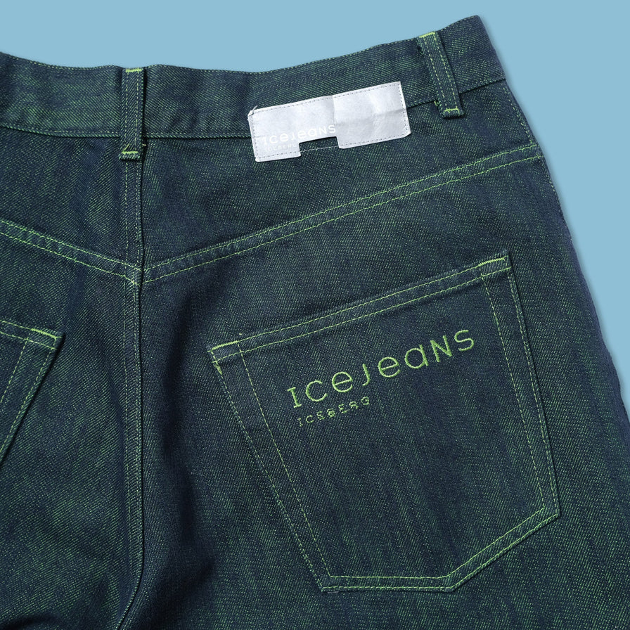 Vintage Iceberg Denim Suit XLarge