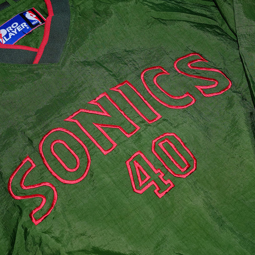 Vintage Pro Layer Seattle Supersonics Windbreaker XLarge - Double Double Vintage
