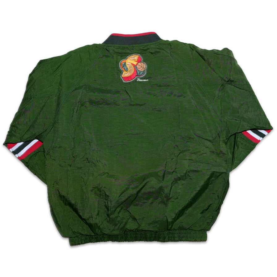 Vintage Pro Layer Seattle Supersonics Windbreaker XLarge - Double Double Vintage