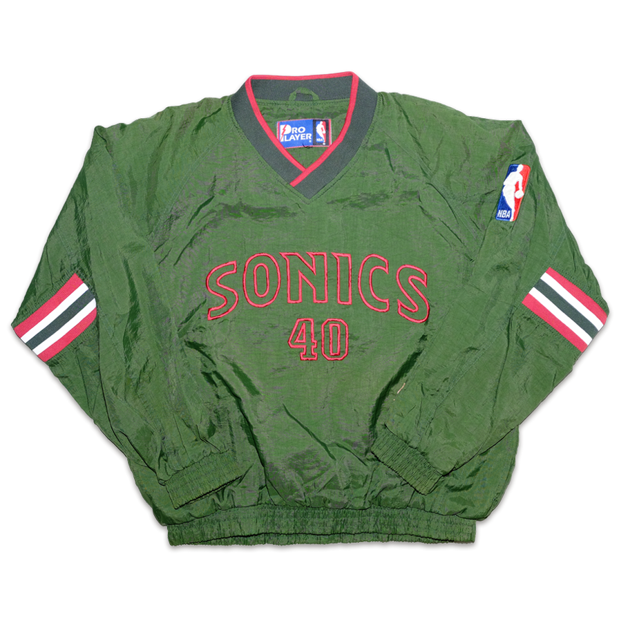 Vintage Pro Layer Seattle Supersonics Windbreaker XLarge - Double Double Vintage